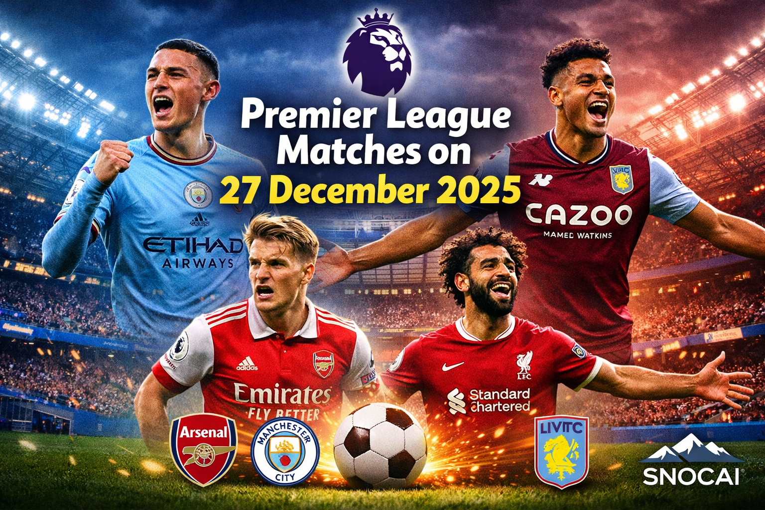 Premier League Matches on 27 December 2025
