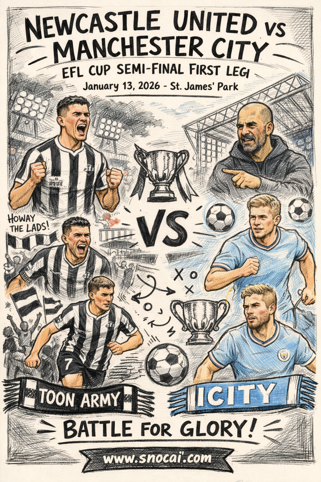 Newcastle vs Man City: EFL Cup Semi-Final Preview