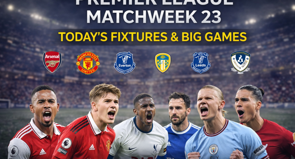 Premier League Matchweek 23: Today’s Fixtures and Key Talking Points