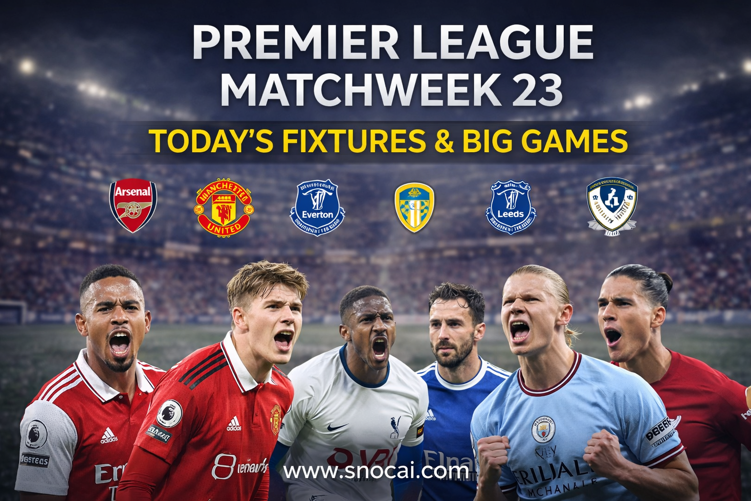 Premier League Matchweek 23: Today’s Fixtures and Key Talking Points