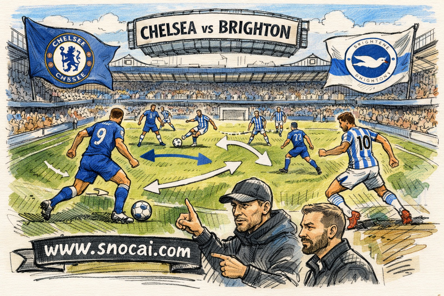 Chelsea vs Brighton: Tactical Battle at Stamford Bridge