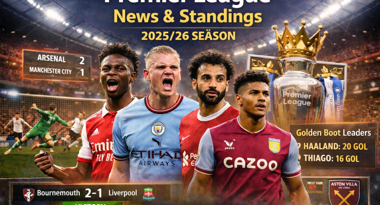 BBC Premier League: Latest News, Results and Standings 2025/26