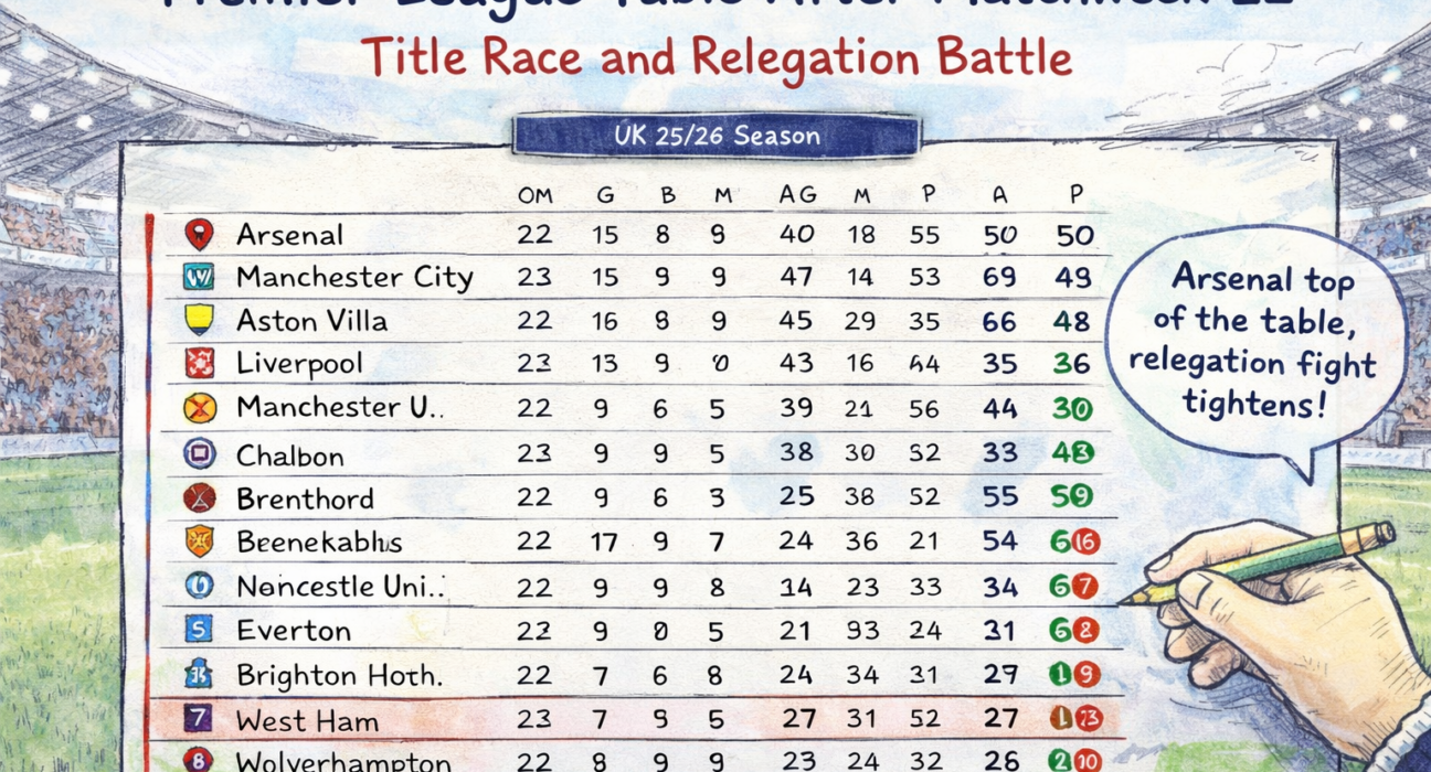 Premier League Title Race and Relegation Battle