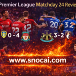 Premier League Matchday 24 Half-Time Review: Live Scores and Stats