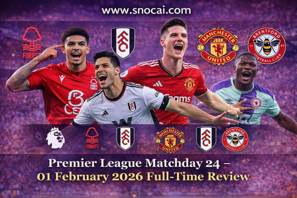 Premier League Matchday 24 full-time review results and statistics