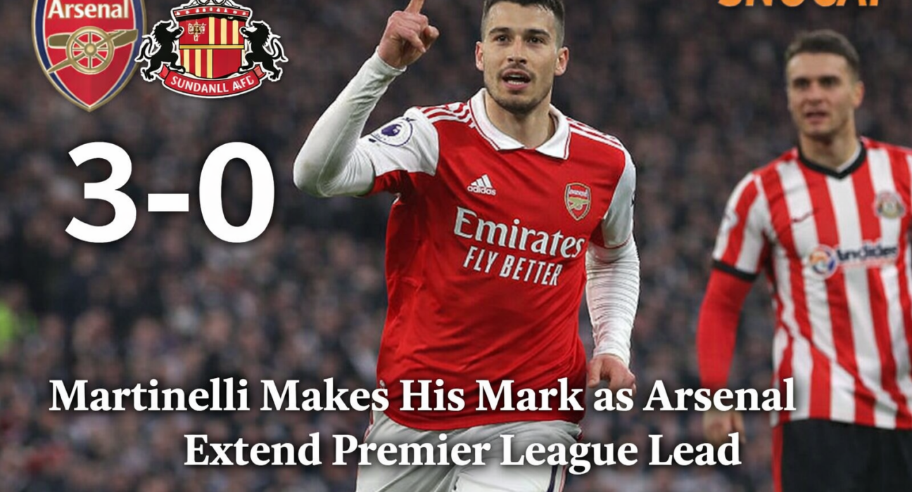 Arsenal vs Sunderland Premier League match at the Emirates Stadium