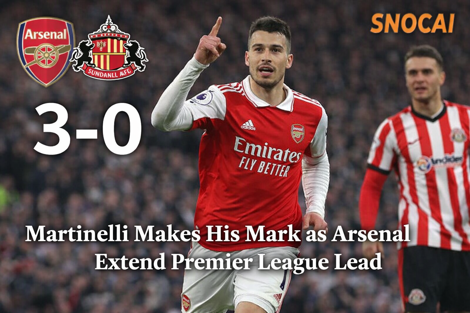 Arsenal vs Sunderland Premier League match at the Emirates Stadium