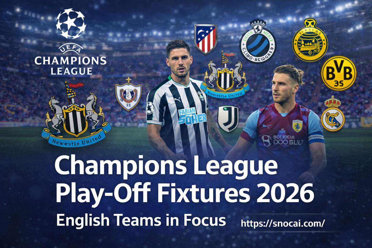 Champions League Play-Off Fixtures 2026: English Teams in Focus