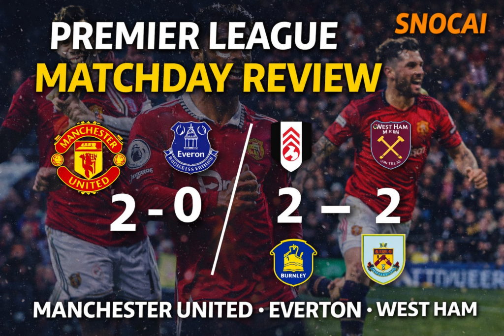 Premier League matchday review – Manchester United, Everton and West Ham