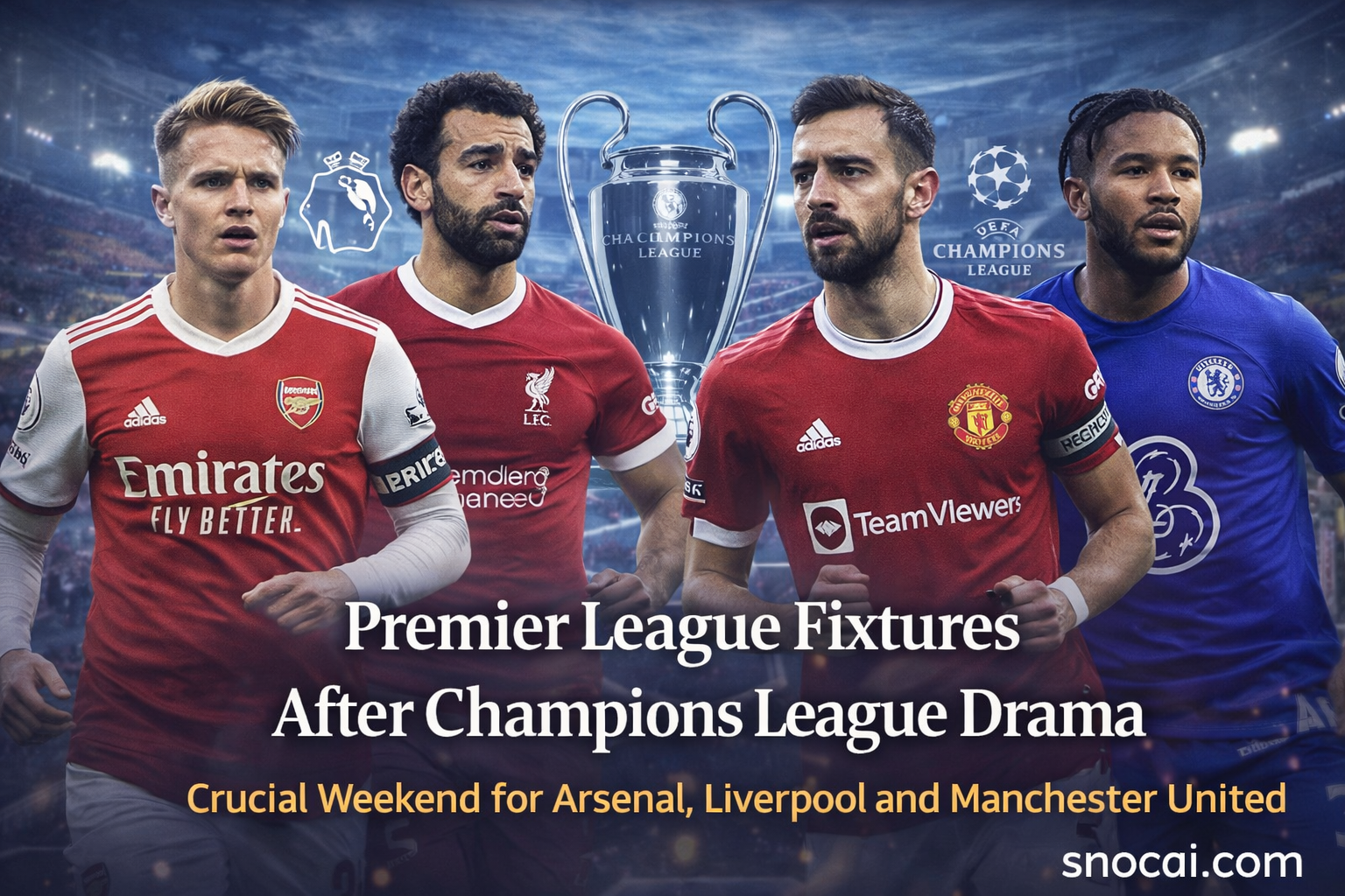 Premier League fixtures this weekend as Arsenal lead the table ahead of Manchester City while Liverpool, Chelsea and Manchester United chase Champions League places